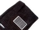 Коврики салона текстильные черные (с металлическим подпятником) 3D Pradar Infiniti FX35 2009-2013