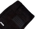 Коврики салона текстильные черные (с резиновым подпятником) 3D Satori Hyundai i40 2011-2019
