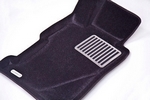 Коврики текстильные черные LUX 3D Euromat Honda Civic VIII 2006-2011