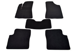 Коврики в салон текстильные черные SV-Design Geely Emgrand EC7 2010-2019 ― Auto-Clover