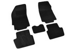 Коврики в салон текстильные черные SV-Design Chevrolet Spark 2009-2019
