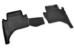 Коврики в салон (задние) полиуретановые черные 3D Norplast Mitsubishi L200 2015-2019