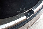 Накладка на порог багажника стальная OEM-Tuning Hyundai Grand Santa Fe 2013-2019