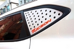 Накладка на заднее окно белая Unique Dxsoauto Hyundai Tucson 2015-2019