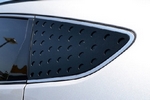 Накладка на заднее стекло бокового окна Dxsoauto Hyundai Santa Fe 2012-2018