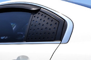 Накладка на заднее стекло бокового окна Dxsoauto KIA Magentis 2006-2008 ― Auto-Clover