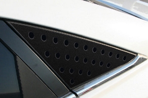 Накладка на заднее стекло бокового окна Dxsoauto Hyundai Sonata 2009-2014 ― Auto-Clover