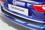 Накладка на задний бампер пластиковая Rider Nissan Qashqai 2014-2019