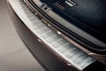 Накладка на задний бампер "пианино" матовая стальная Croni Fiat Freemont 2011-2016