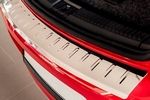 Накладка на задний бампер &quot;плоская&quot; зеркальная стальная Croni Nissan Murano (Z51) 2008-2014