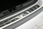 Накладка на задний бампер зеркальная Alu-Frost Citroen DS5 2011-2019