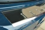 Накладка на задний бампер зеркальная с загибом Alu-Frost Volkswagen Golf V 2004-2009
