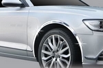 Накладки на колесные арки хромированные Autoclover Audi A6 2011-2019