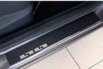 Накладки на пороги стальные карбон Alu-Frost Hyundai i40 2011-2019