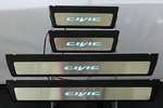 Накладки на пороги стальные с LED подсветкой OEM Style JMT Honda Civic IX 2012-2019