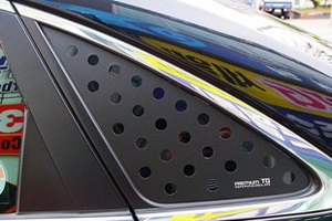 Накладки на заднее боковое окно Racetech Hyundai Grandeur TG 2005-2011 ― Auto-Clover
