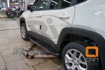 Пороги алюминиевые Onyx Can Otomotiv Toyota Highlander 2008-2013