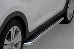 Пороги стальные труба с листом C2 (d 60) Can Otomotiv Hyundai Grand Santa Fe 2013-2019