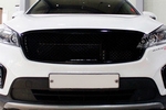 Решетка радиатора Bentley style (черная) DKmotion KIA Sorento Prime 2015-2019