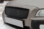 Сетка защитная 3D в решетку радиатора Premium черный Strelka Volvo XC70 2007-2019