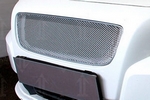 Сетка защитная 3D в решетку радиатора Premium хром Strelka Volvo S40 2004-2012