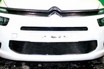Сетка защитная в бампер Optimal черный Strelka Citroen C4 Picasso II 2013-2019
