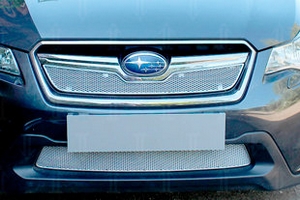 Сетка защитная в бампер Premium хром Strelka Subaru XV 2012-2018 ― Auto-Clover