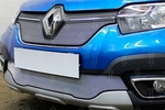 Сетка защитная в бампер Standart хром Strelka Renault Sandero Stepway 2012-2019