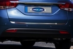 Стальная накладка на кромку багажника Omsa Line Hyundai i40 2011-2019