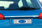 Стальная накладка на крышку багажника над номером Omsa Line KIA Venga 2010-2019