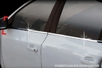 Стальные молдинги на окна дверей (6 элементов) Omsa Line Hyundai Santa Fe 2010-2012