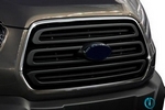 Стальные накладки на решетку радиатора (2 элемента) Omsa Line Ford Transit 2014-2019