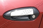 Стальные накладки на ручки дверей (4 элемента) Omsa Line Fiat Linea 2007-2019