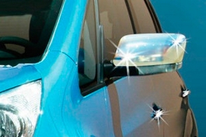 Стальные накладки на зеркала Omsa Line KIA Venga 2010-2019 ― Auto-Clover