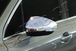 Стальные накладки на зеркала с повторителем поворота Omsa Line Peugeot 508 2011-2019