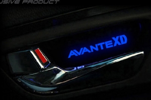 Светодиодная подсветка внутренних ручек дверей Dxsoauto (Avante XD) Hyundai Elantra 2000-2005 ТагАЗ ― Auto-Clover