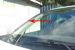 Водосток (дефлектор) лобового стекла Strelka Nissan Almera 2012-2019