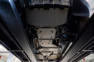 Защита днища (7 частей) алюминий 4 мм. АВС-Дизайн Jeep Grand Cherokee 2010-2019 ― Auto-Clover
