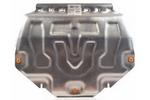 Защита картера двигателя и кпп алюминий 4 мм. ALFeco Mazda 3 III 2013-2019