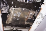 Защита картера двигателя и кпп алюминий 4 мм. АВС-Дизайн Volvo XC90 2015-2019