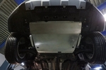 Защита картера двигателя и кпп алюминий 4 мм. АВС-Дизайн Suzuki SX4 S-Cross 2013-2019