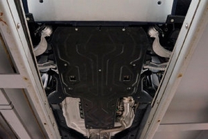 Защита картера двигателя и кпп композит 6 мм. АВС-Дизайн Jaguar F-Pace 2016-2019 ― Auto-Clover