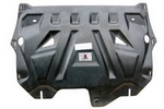 Защита картера двигателя и кпп композит 6 мм. АВС-Дизайн Skoda Fabia 2007-2014