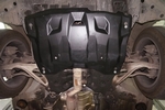 Защита картера двигателя и кпп композит 6 мм. АВС-Дизайн Infiniti QX60 2013-2019