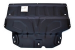 Защита картера двигателя и кпп сталь 2 мм. ALFeco Ford Kuga II 2013-2019