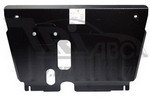 Защита картера двигателя и кпп сталь 2 мм. ALFeco Toyota Yaris 2005-2013