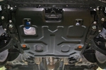Защита картера двигателя и кпп сталь 2 мм. ALFeco Honda Accord IX 2013-2019