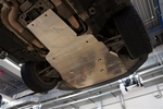Защита картера двигателя, радиатора и кпп алюминий 4 мм. АВС-Дизайн Porsche Panamera 2010-2019