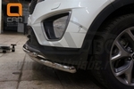 Защита переднего бампера двойная (d 60/42) Can Otomotiv KIA Sorento Prime 2015-2019