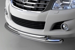 Защита переднего бампера двойная (d 76/60) Can Otomotiv Toyota Hilux 2005-2015